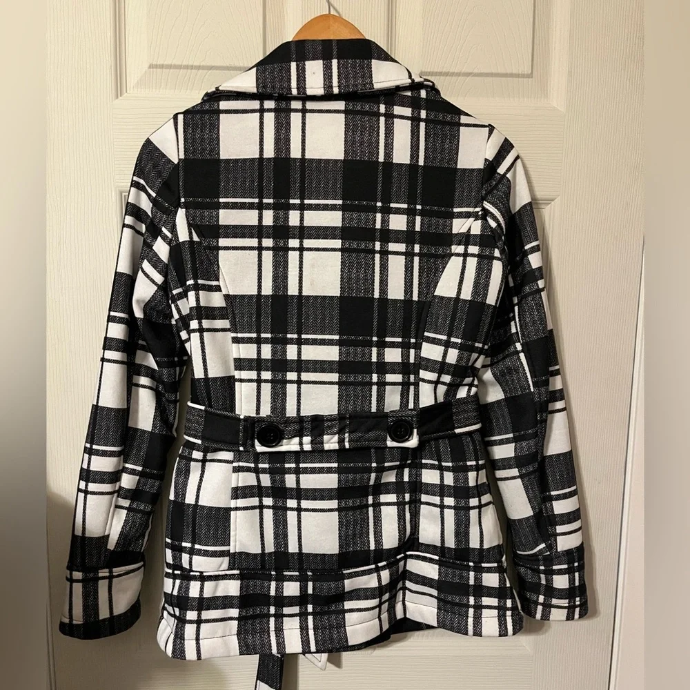 size small plaid coat - Picture 2 of 3